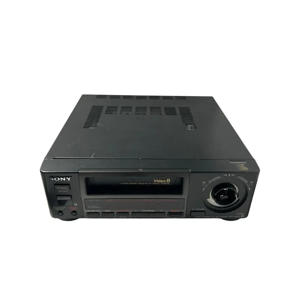 Sony EV-A50 Video8 8mm VCR Video Cassette Recorder PARTS ONLY w/Manual +Remote